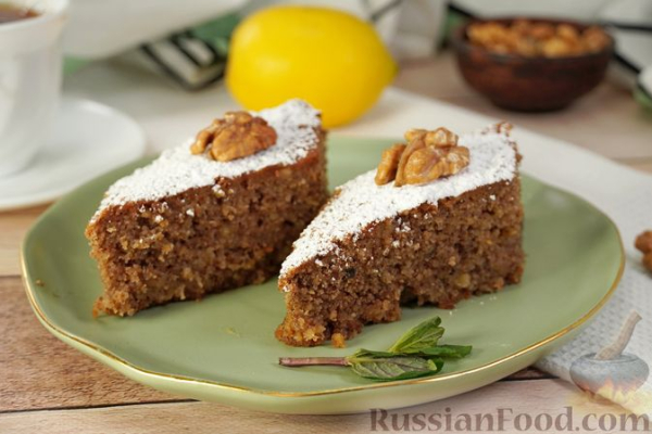 Греческий ореховый пирог (каридопита)