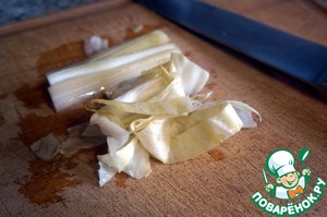 Салат с говяжьим сердцем и маринованными овощами