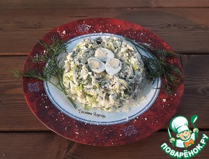 Салат "Перепелиное гнездо"