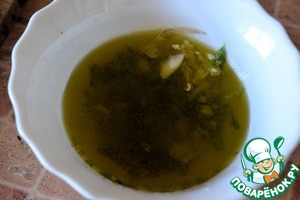 Салат с зелёной гречкой и авокадо