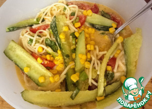Салат кукурузный хияши