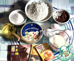 Шоколадный пирог с маскарпоне