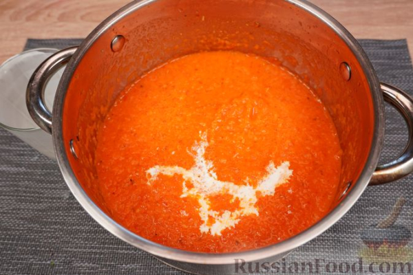 Крем-суп из запечённых овощей