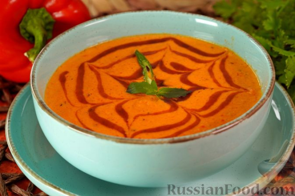 Крем-суп из запечённых овощей