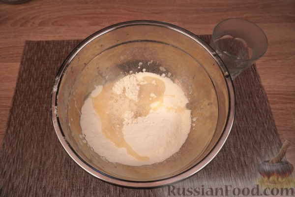 Пероги (вареники) с ячкой и грибами
