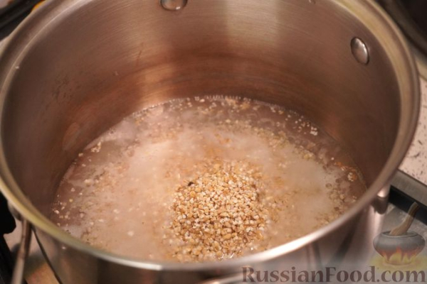 Пероги (вареники) с ячкой и грибами