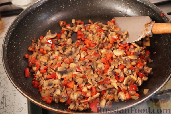 Пероги (вареники) с ячкой и грибами