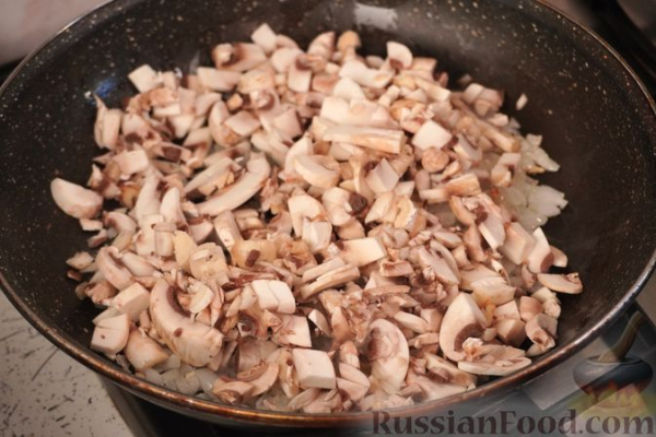 Пероги (вареники) с ячкой и грибами