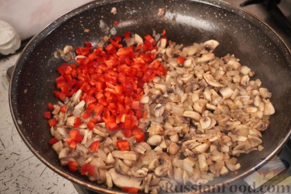 Пероги (вареники) с ячкой и грибами