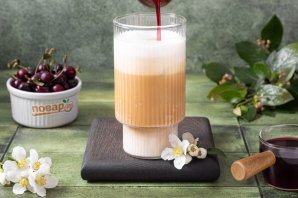 Вишневый айс латте