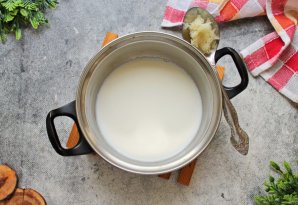 Молоко с чесноком