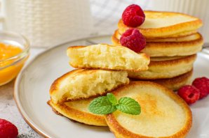 Оладьи без дрожжей на кефире