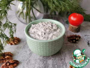 Сметанно-ореховый соус