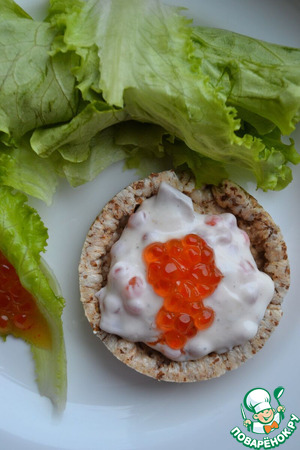 Намазка с красной икрой Намазка с красной икрой