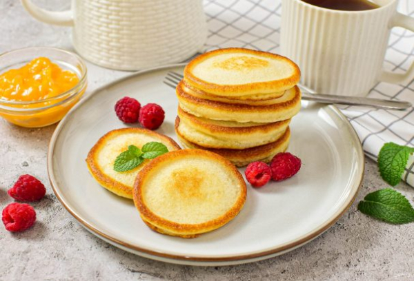 Оладьи без дрожжей на кефире