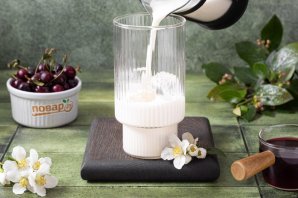 Вишневый айс латте