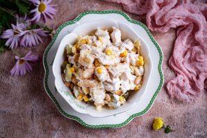 Белковый салат