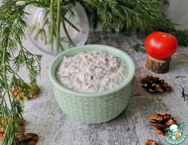 Сметанно-ореховый соус