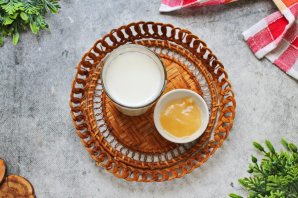 Молоко с чесноком