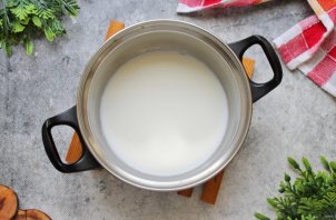 Молоко с чесноком