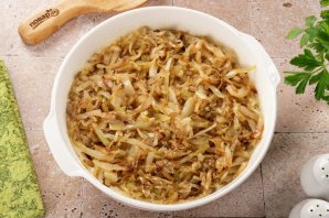 Заливной пирог с капустой