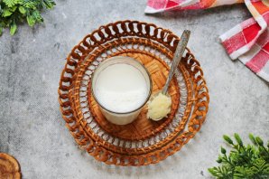 Молоко с чесноком