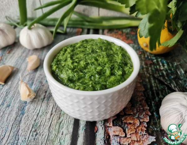 Луковый соус с петрушкой