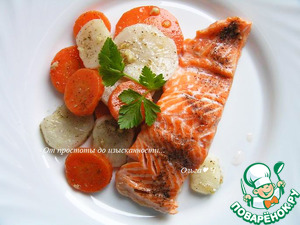 Салат-гарнир из дайкона и моркови