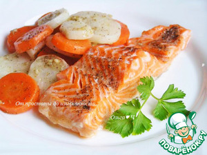 Салат-гарнир из дайкона и моркови